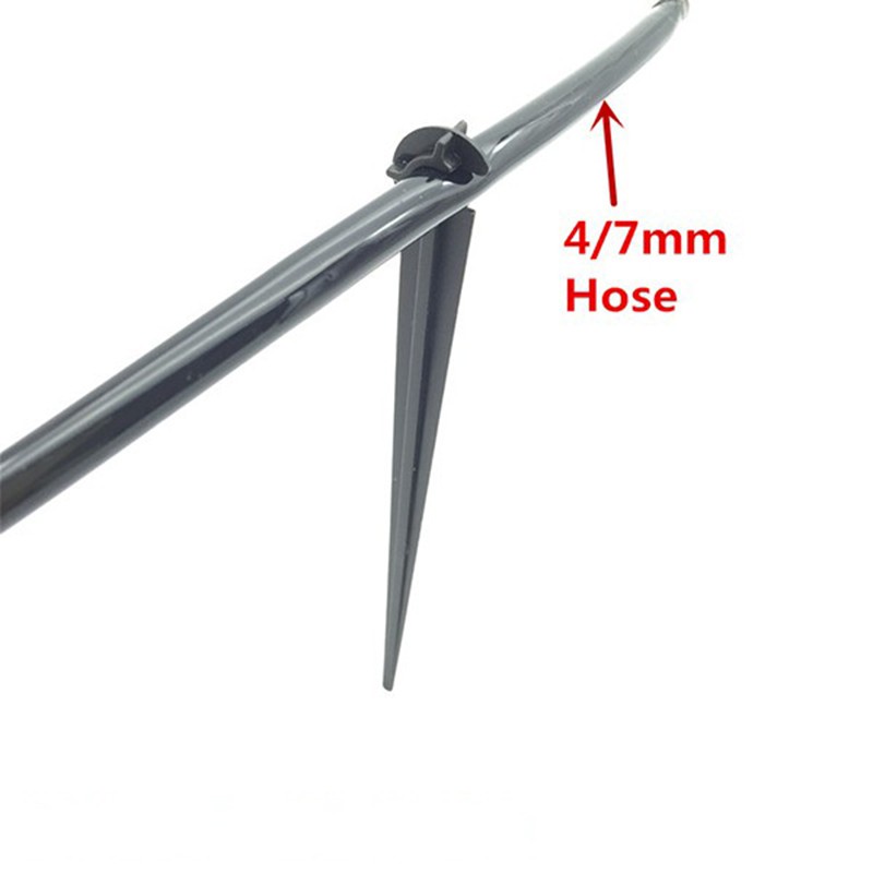 10 [ 10  cái ] Que Đỡ Ống Tưới 6mm Cắm Đầu Béc Nhỏ Giọt - Hệ Thống Tưới, que móc đỡ béc 8 tia