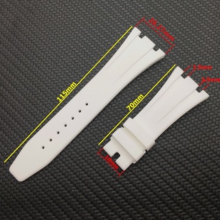 Dây Đeo Thay Thế Bằng Cao Su Thiên Nhiên 26mm Cho Audemars And Piguet watch band 15400 / 15500