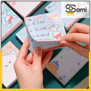 100 tờ giấy note hoạ tiết hoạt hình