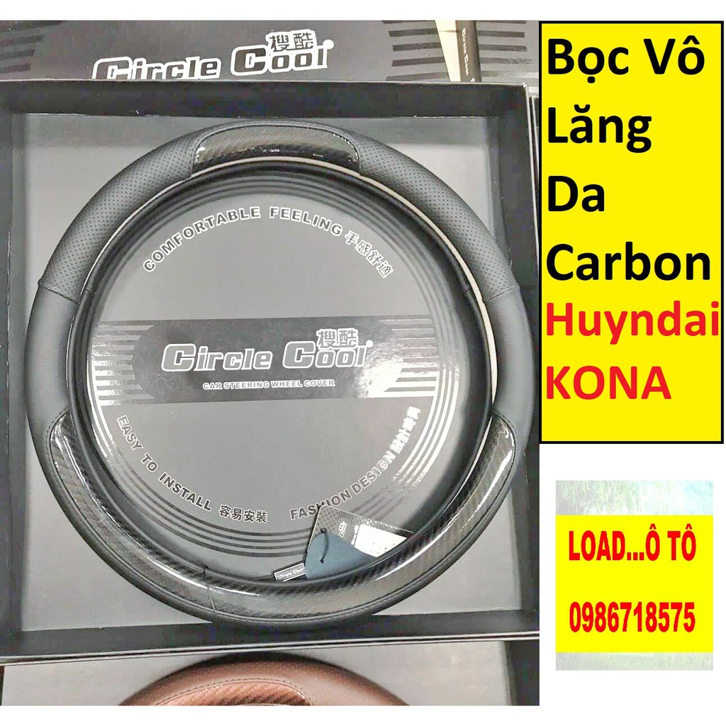 Bọc Vô Lăng Huyndai KONA Vân Carbon cao Cấp | Shopee Việt Nam