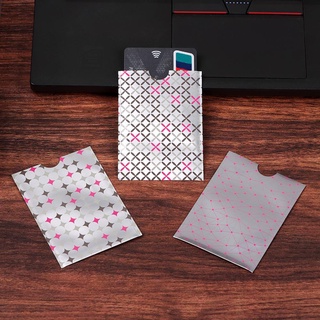 WOAY 10 Chiếc Hộp Đựng Thẻ Nhôm Thông Minh RFID Chặn Bảo Vệ