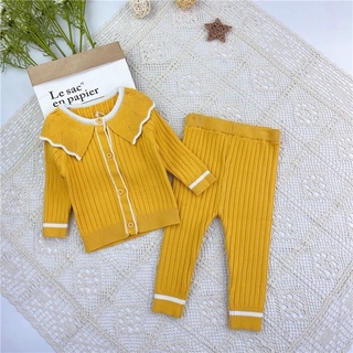 Bộ len bé gái, bộ len dài bé gái, len quảng châu bé gái