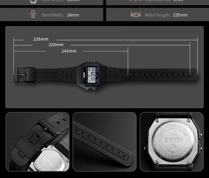 SKMEI 1412 Features Display