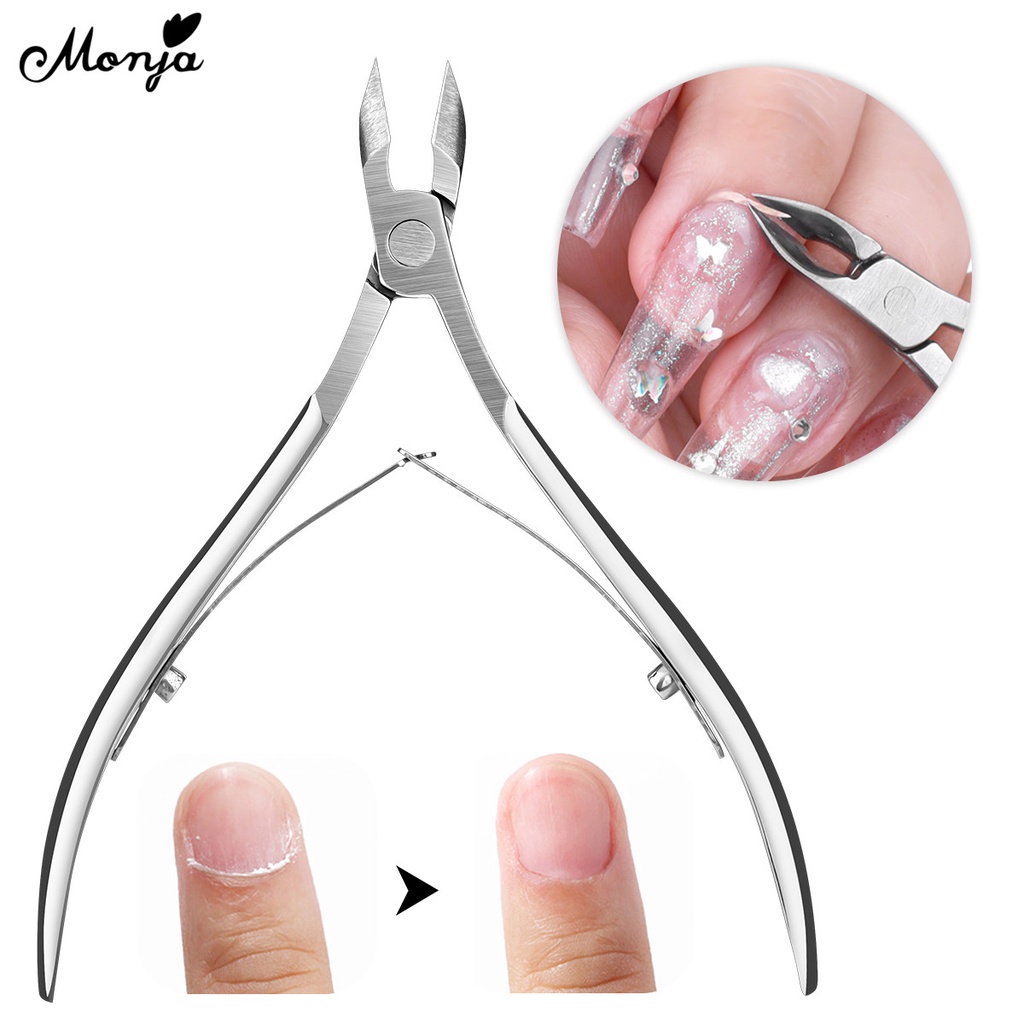 Kềm cắt tỉa da chết móng chân Monja bằng thép không gỉ cao cấp