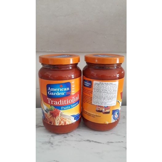 Xốt Mì Ý Truyền Thống AMERICAN GARDEN Traditional Pasta sauce 397gram.Expiry date09/2023