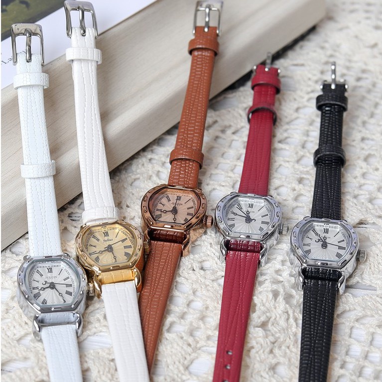 Mô tả Julius Official | Đồng hồ nữ Julius JA-544 dây da size 22 - 5