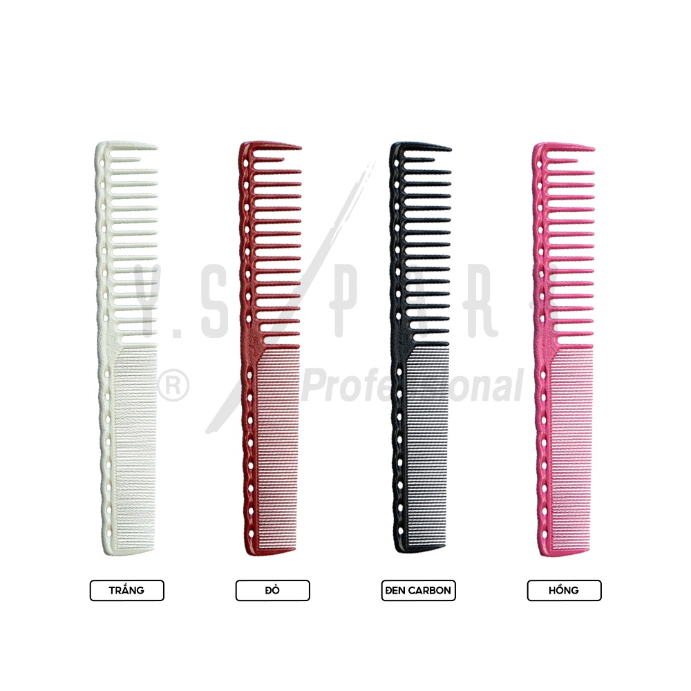 Ảnh Lược cắt tóc nữ YS-332 chất liệu nhựa Ultem cao cấp chịu nhiệt 220 độ - hàng chính hãng YS Park Professional Nhật Bản 1
