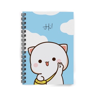 Sổ lò xo A6 ruột kẻ ngang TUANVIET BOOKS 200 trang, phù hợp ghi chép, nhật ký