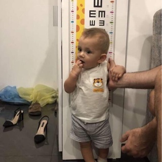 Decal dán tường đo chiều cao cho bé