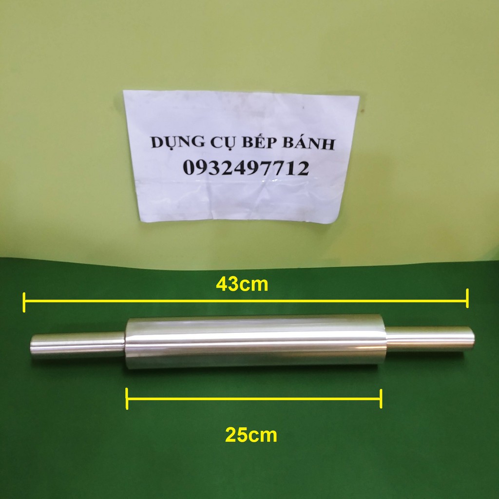 CÁN BỘT INOX CÓ TRỤC XOAY 43CM | Shopee Việt Nam
