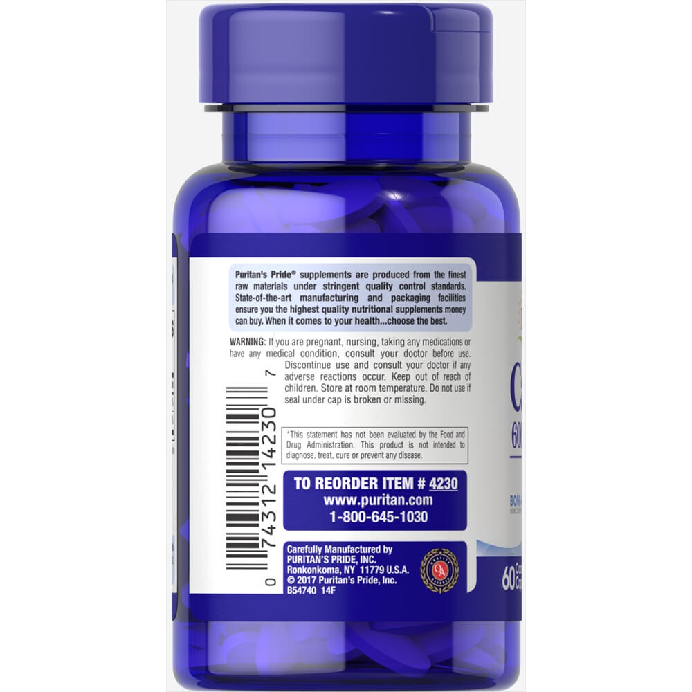 Ảnh Viên uống bổ sung Canxi và Vitamin D3 chống loãng xương Puritan's Pride 60viên 2