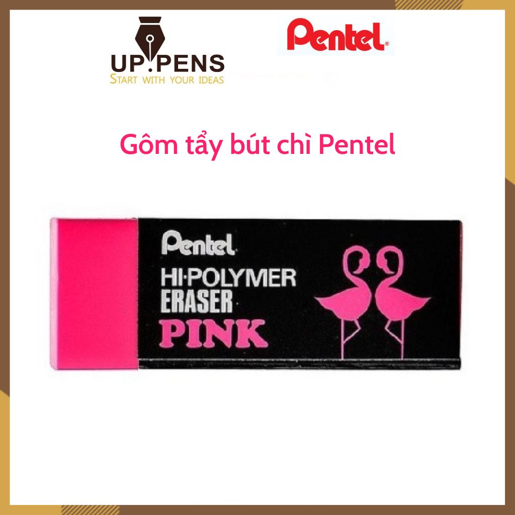 Pentel Hi-Polymer Eraser Pink