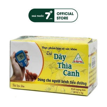 Trà túi lọc hỗ trợ giảm đường huyết Dây thìa canh Trà Dây Thìa Canh Lava