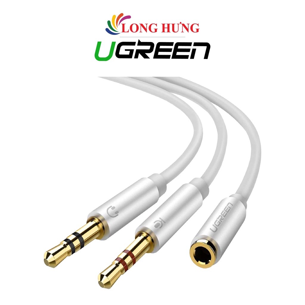 Cáp chuyển AV 3.5mm sang 2 đầu mic và tai nghe Ugreen Audio Cable ...