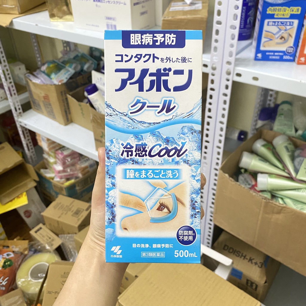 Nước rửa mắt Eyebon W Vitamin Kobayashi Nhật Bản 100ml / 500ml