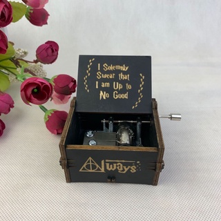 Hộp nhạc đồ chơi bằng gỗ nhiều phong cách tùy chọn kiểu Vintage
