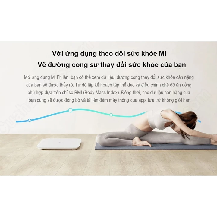 Cân thông minh XM smart scale 2 -Cân điện tử S200, cân điện tử milife S20 / S20 Plus Bác Sĩ Gia Đình,Trợ Lý Sức Khỏe – 6