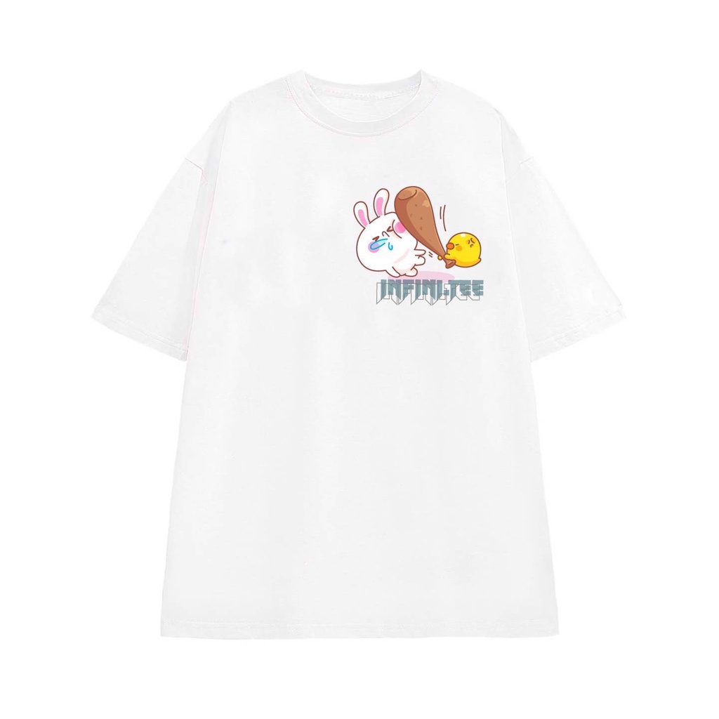 Áo thun INFINITEE Fni0147, Thun 100% Cotton - form rộng Unisex.