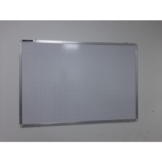 Bảng Trắng Viết Bút Lông Giá Rẻ Poly Taiwan, có kẻ ô vuông 5cm Bavico