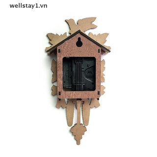 [wellstay1] Đồng Hồ Treo Tường Cuckoo Bằng Gỗ Thủ Công Cổ Điển
