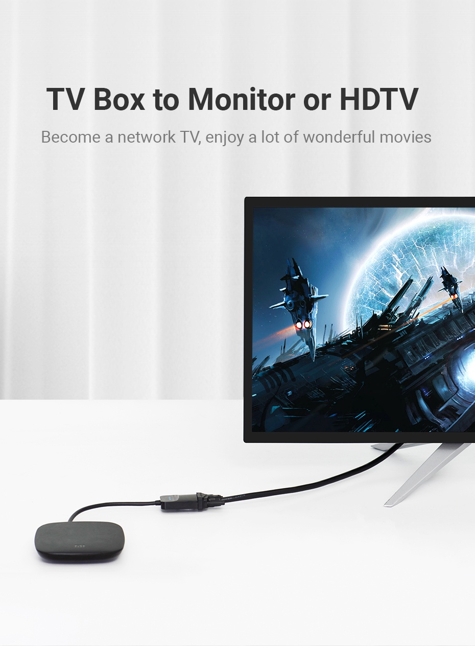 Mô tả Vention VGA chuyển đổi cổng HDMI sang VGA Cáp 1080P cho máy chiếu laptop PC - 6