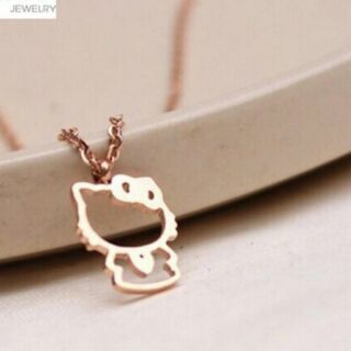 Dây chuyền titanium mèo baby đáng yêu