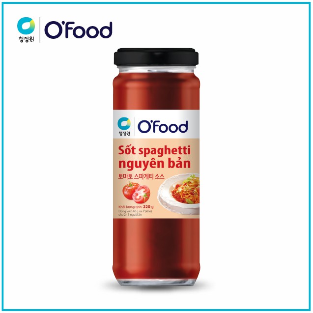 Ảnh Sốt Spaghetti O'Food chai 220g 1