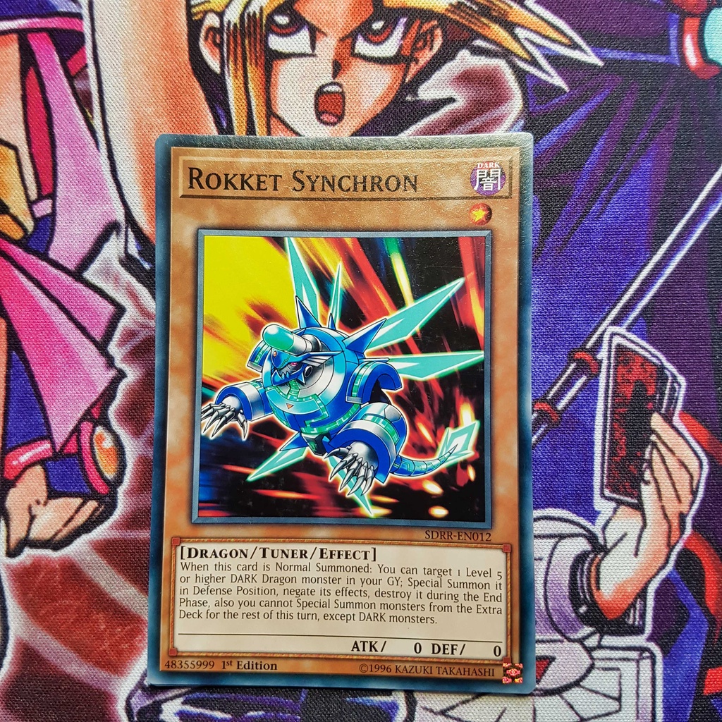 Thẻ bài Yugioh chính hãng | Rokket Synchron | SDRR Common | Shopee Việt Nam