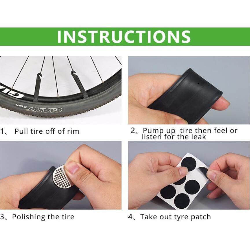 Bộ công cụ sửa chữa lốp xe đạp đường bộ và MTB, sẵn sàng sử dụng cho người yêu thích thể thao đi xe đạp