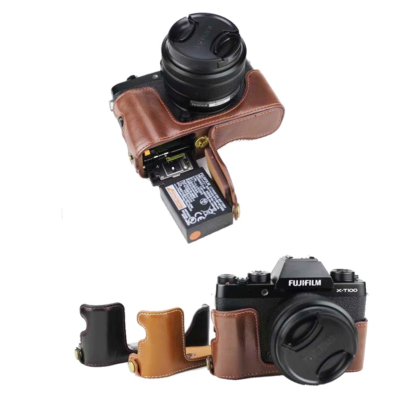 Quick Release Plate L Bracket Mount Vertical Grip For Fuji X-T100 XT100 RED