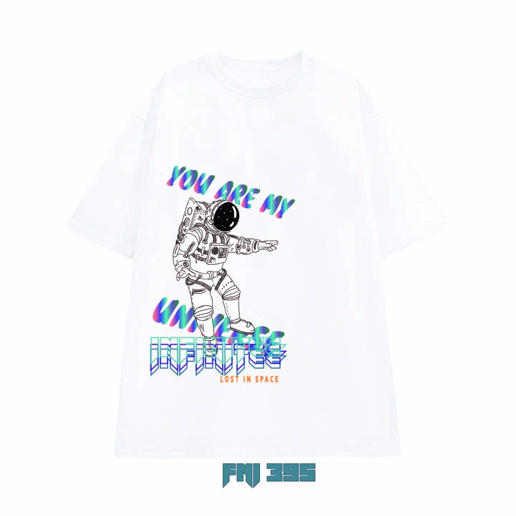 Áo thun INFINITEE Fni0395, Thun 100% Cotton - form rộng Unisex.