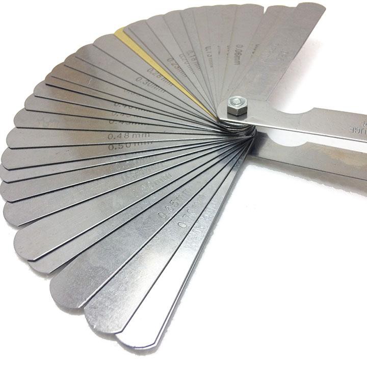 Thước lá inox 32 miếng để đo khe hở, đo độ dày… HV Store 075 | Shopee ...