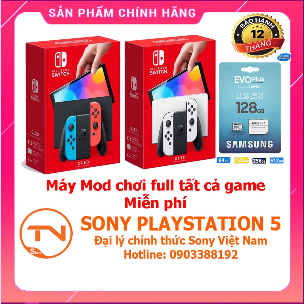 Máy Nintendo Switch OLED H.ack chơi Full game mod chip V6 mới nhất ...