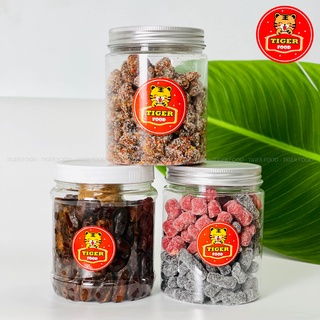 Kẹo dâu tây mix dâu tằm 2 vị 💖TIGER FOOD💖 Mứt dâu tây dâu tằm hộp 450g thơm ngon - Ăn vặt Sài Gòn