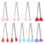 YYlingx Gắp Thức Ăn/Đá Viên/Thức Ăn BBQ Mini Bằng Silicone Không Trượt Có Tay Cầm Sáng Tạo