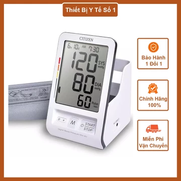 [CHÍNH HÃNG] Máy đo huyết áp bắp tay Citizen 456 - Màn hình to