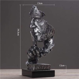 Tượng tam không decor phòng 247 mô hình nghệ thuật kích thước 35cm, nhằm nhắc nhở bạn