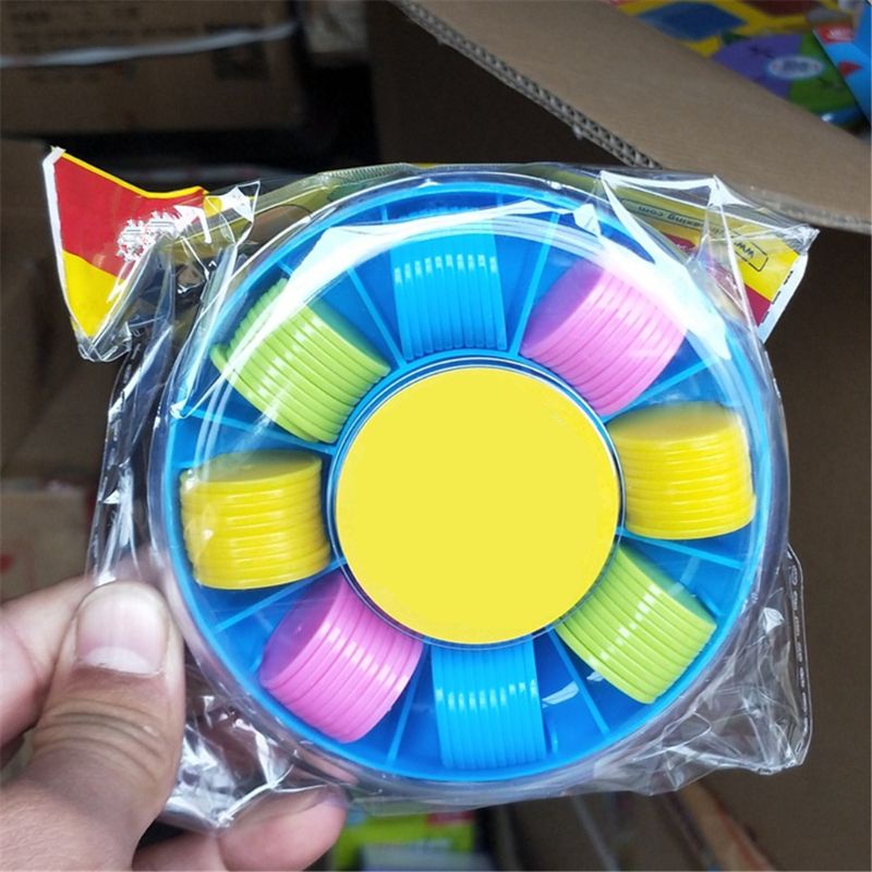 100Pcs Counters Counting Chips Plastic Markers 25 mm Mixed Colors for Bingo Chip
