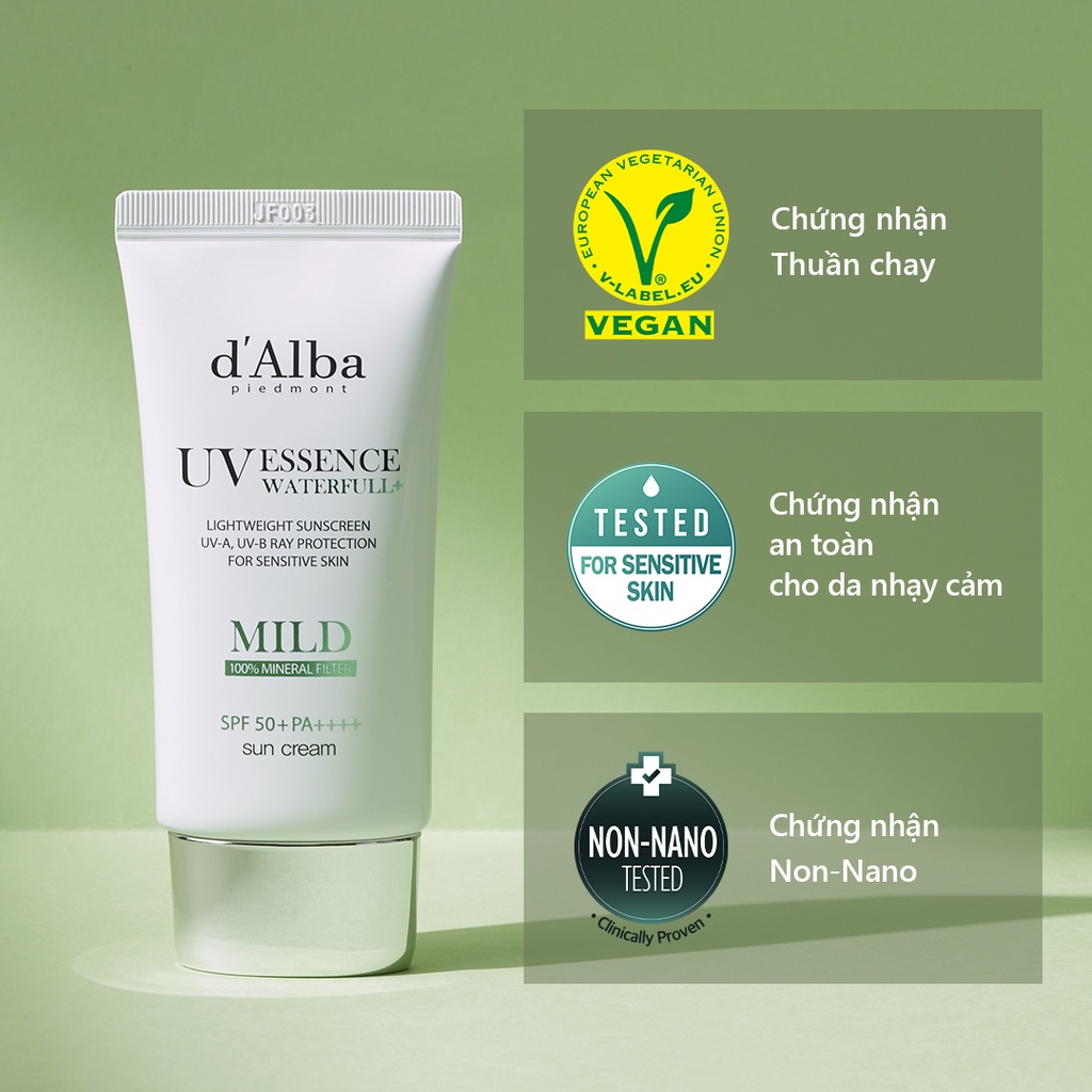 Ảnh Kem chống nắng vật lý dịu nhẹ cho da nhạy cảm Waterfull Mild Suncream SPF 50+ 50ml 2
