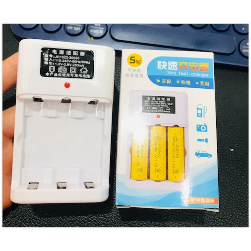 Sạc 3 Pin Aa Dòng 250 Mah - JR1322 | Shopee Việt Nam