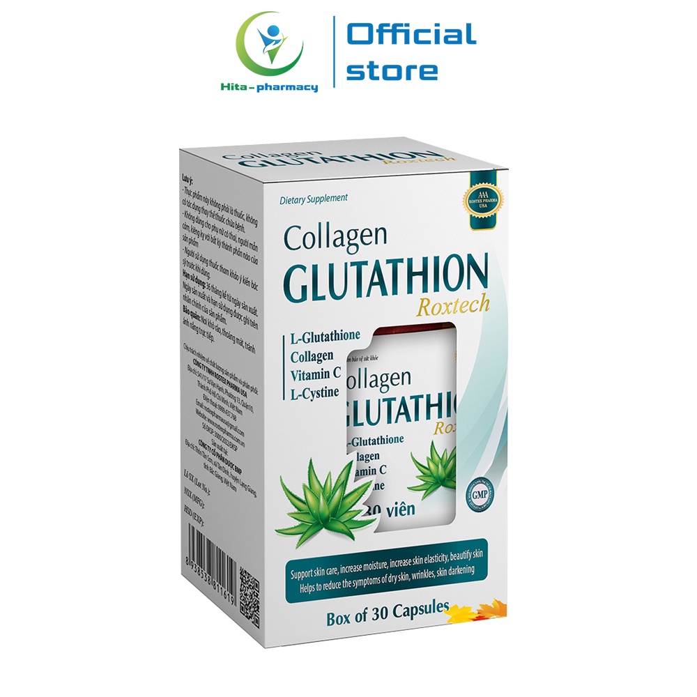 Sản phẩm collagen glutathion của Rostex Pharma USA được sản xuất từ nguồn gốc nào?
