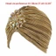 Mũ turban trùm đầu co giãn nhiều màu sắc phong cách Hồi Giáo dành cho nữ