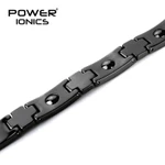 [Đăng ký thiết bị y tế của FDA] Vòng đeo tay từ tính Power Ionics Vỏ tự nhiên sang trọng Vòng tay gốm màu đen Vòng đeo tay Trang sức sang trọng Bạn bè Người yêu Quà tặng sức khỏe gia đình — ảnh 5