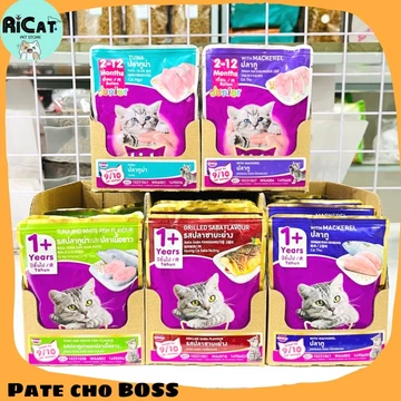 Pate Mèo WHISKAS Gói 80g Thức Ăn Cho Mèo Nhiều Hương Vị Dạng Pate Mềm Cho Mèo Mọi Lứa Tuổi