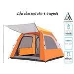 lều cắm trại cho 4-6 người cửa cực thoáng, bật tự động, bán giá cực tốt cho các đơn hàng mới, tri ân khách hàng — ảnh 2