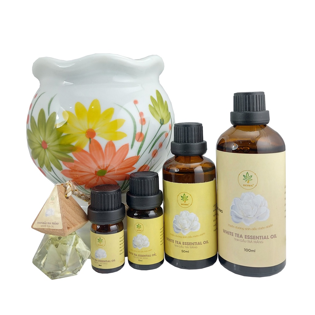 Mô tả Tinh dầu Trà trắng 100ML thương hiệu HEIWA nhập khẩu Ấn Độ có giấy kiểm định, dung tích 100ml - 1