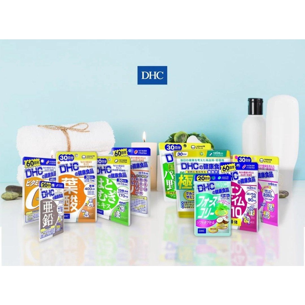 Ảnh Viên Uống DHC Bổ Sung Vitamin Nhật Bản 30 ngày Vitamin C,B,E,Biotin, Rau Củ, Kẽm (30v/gói, 60v/gói,120v/gói,180v/gói) 2