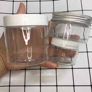 Hủ Nhựa Chiết Mỹ Phẩm - Chiết Kem- Đựng nguyên liệu- Đựng gia vị( 50g , 100g , 200g )