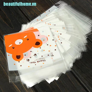 Bộ 100 Miếng Kính Hình Gấu Dễ Thương