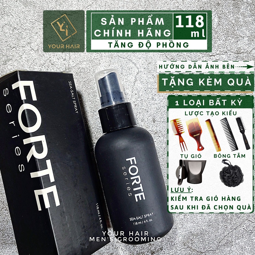 Xịt tăng độ phồng cho tóc Forte Series Sea Salt Spray - 118ml | Shopee ...